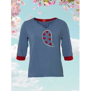 DUPETRA PAISLEY T-shirt fra du Milde - Tinashjem