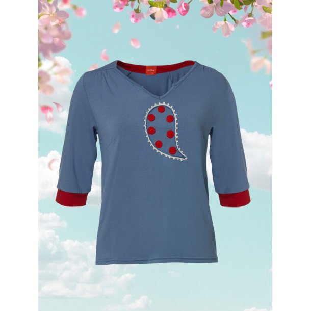 DUPETRA PAISLEY T-shirt fra du Milde - Tinashjem