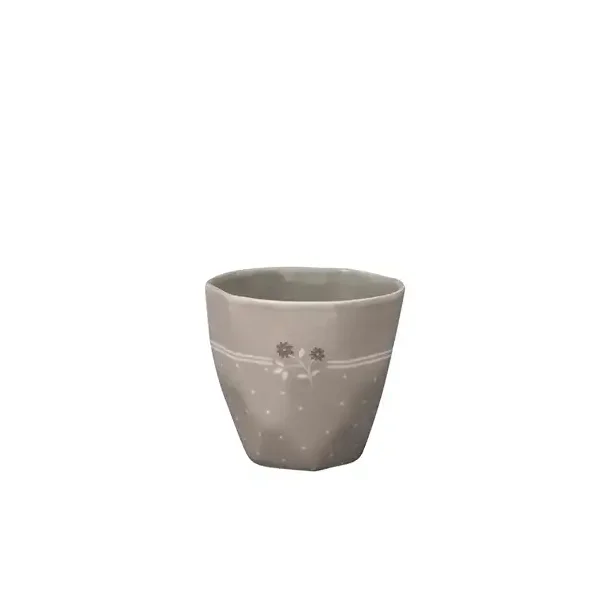 Elements Eileen grey latte cup fra GreenGate - Tinashjem
