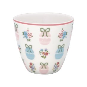 Elsie white latte cup fra GreenGate - Tinashjem