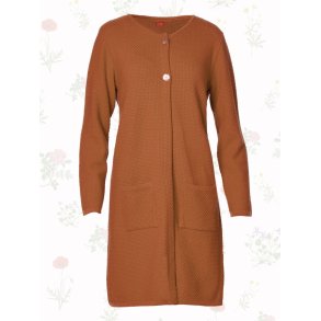 ETDAISY Burned orange cardigan fra du Milde etc - Tinashjem