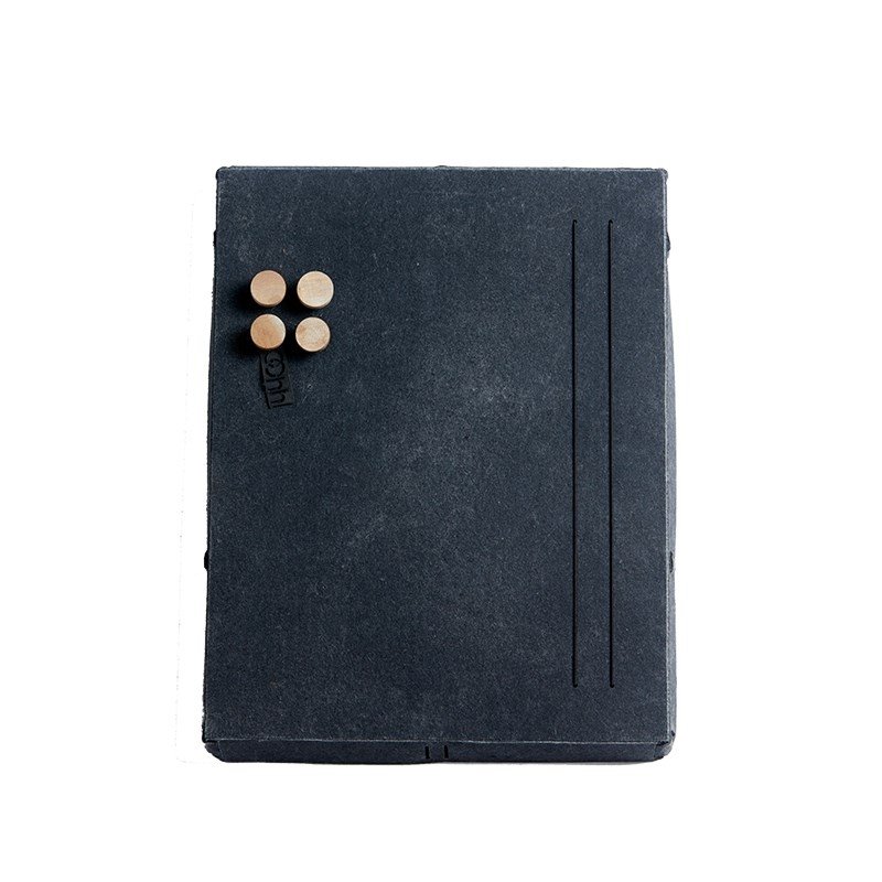 L�bech Living opslagstavle i Eco-felt sort - Fransenhome