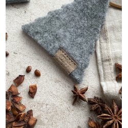 L�bech Living juletr� i uld til oph�ng som julepynt - Fransenhome