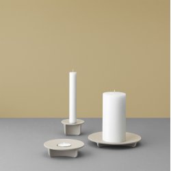 Normann Copenhagen Fe lysestage lys gr� 3 forskellige - Fransenhome