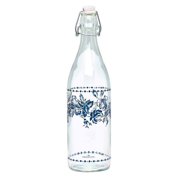 Fleur Blue flaske fra GreenGate - Tinashjem