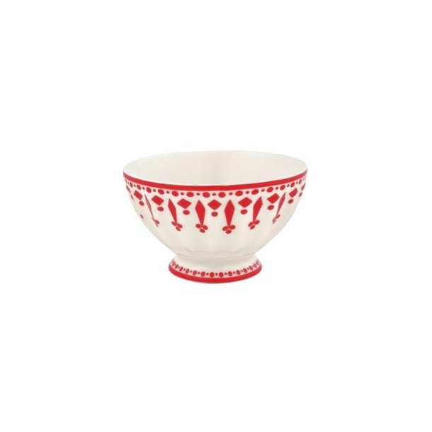 Fleur Red french bowl 10 cm medium fra GreenGate - Tinashjem