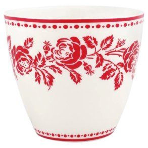 Fleur Red latte cup fra GreenGate - Tinashjem