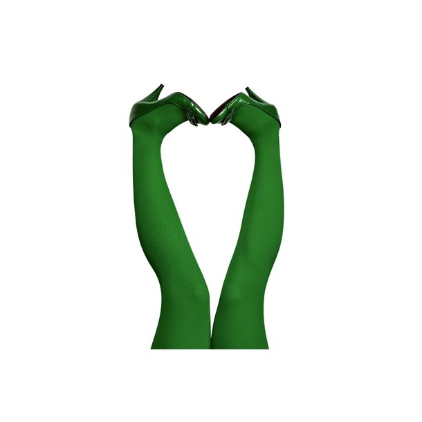 Str�mper Forrest Green 60 denier fra du Milde - Tinashjem