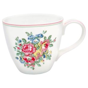 Franka White mug fra GreenGate - Tinashjem