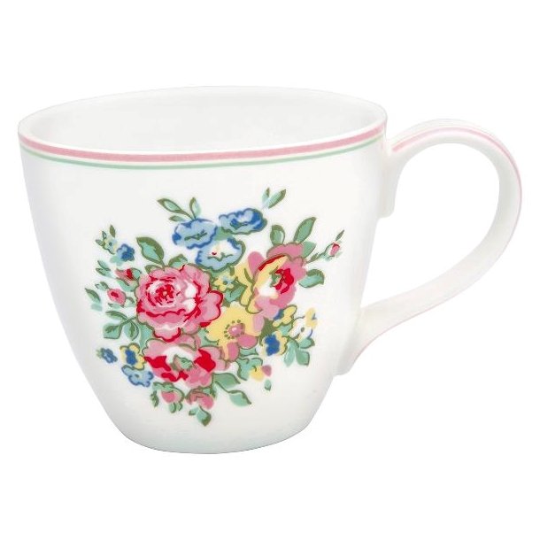 Franka White mug fra GreenGate - Tinashjem