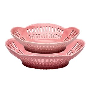 Pale Pink frugt sk�le medium s�t � 2 stk. fra GreenGate - Tinashjem