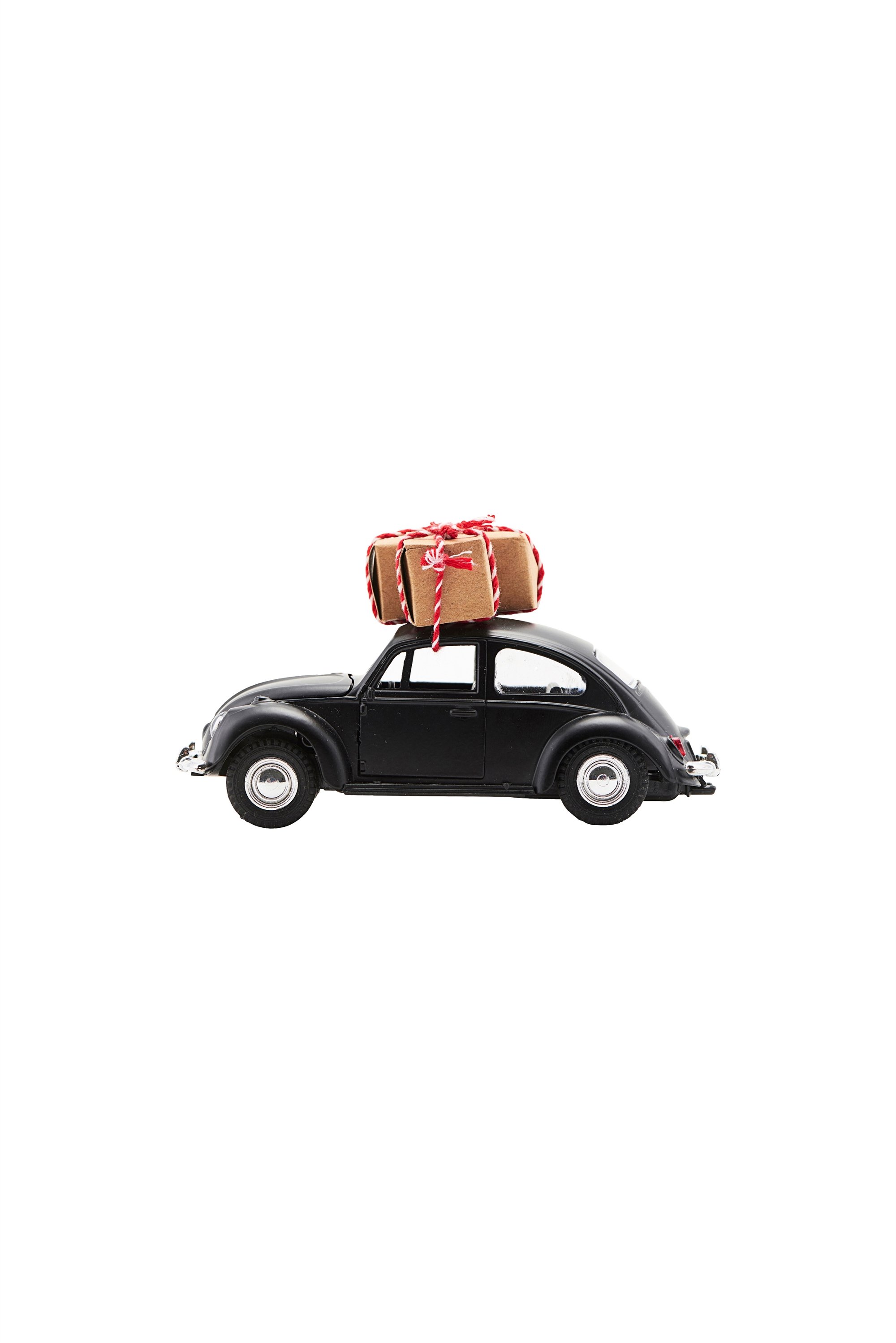 House Doctor xmas car sort mini 8,5 cm med gaver p� taget - Fransenhome
