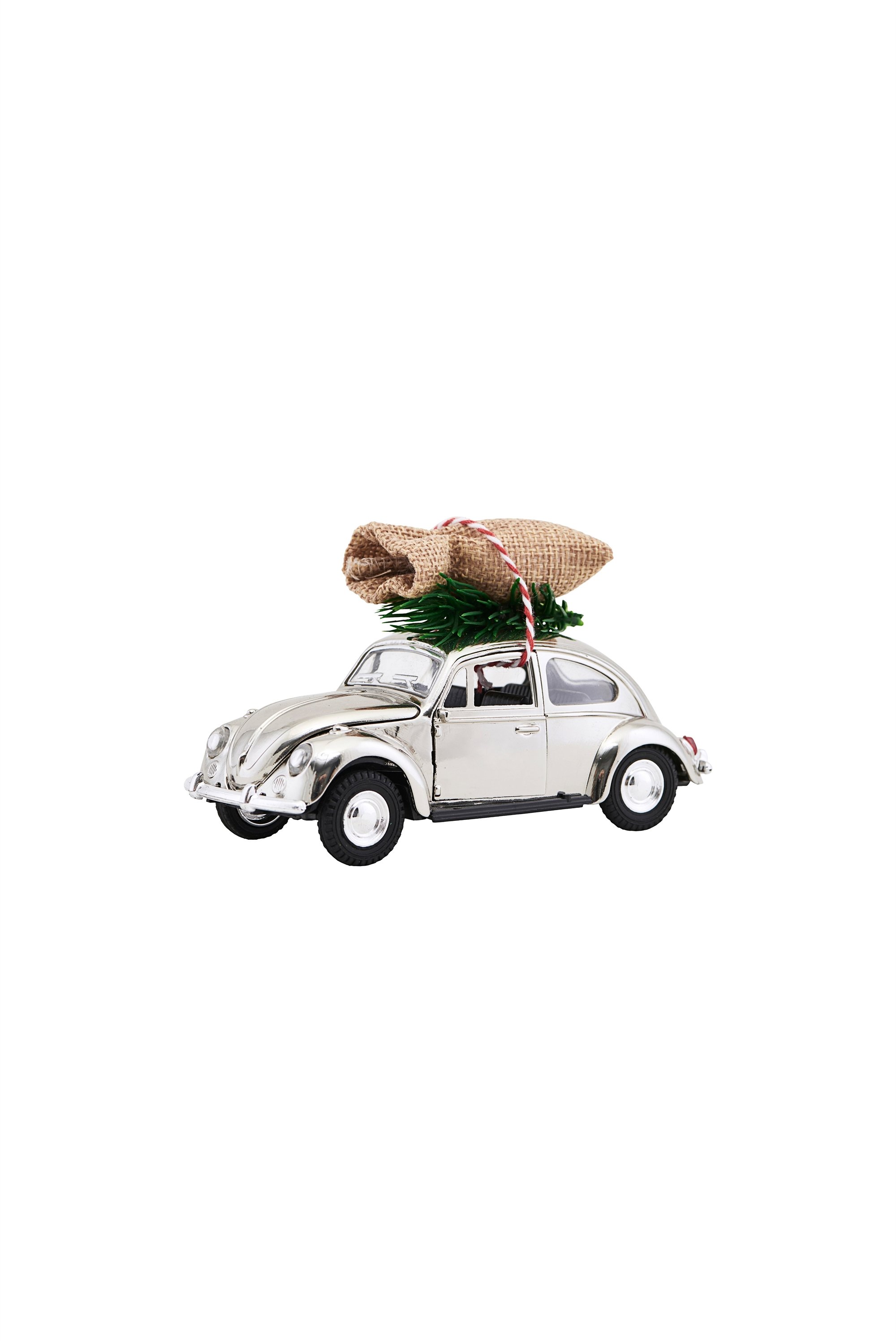 House Doctor xmas car chrome mini 8,5 cm - Fransenhome