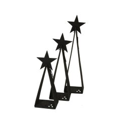 L�bech Living Triangle Trees eco-felt sort 20 cm tre forskellige st�rrelser - Fransenhome