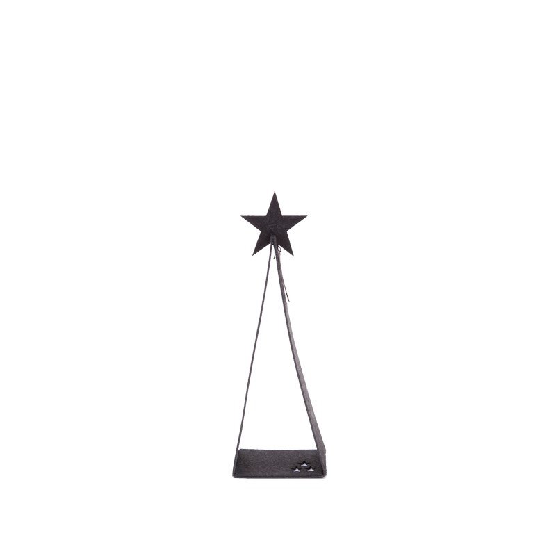 L�bech Living Triangle Trees eco-felt sort 15 cm - Fransenhome