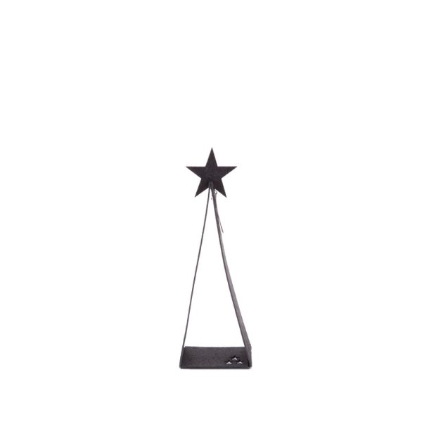 L�bech Living Triangle Trees eco-felt sort 15 cm - Tinashjem