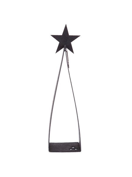 L�bech Living Triangle Trees eco-felt sort 25 cm - Fransenhome