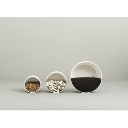 Normann Copenhagen Geo L�gkrukke frost/sort diameter 10 cmliggende - Fransenhome