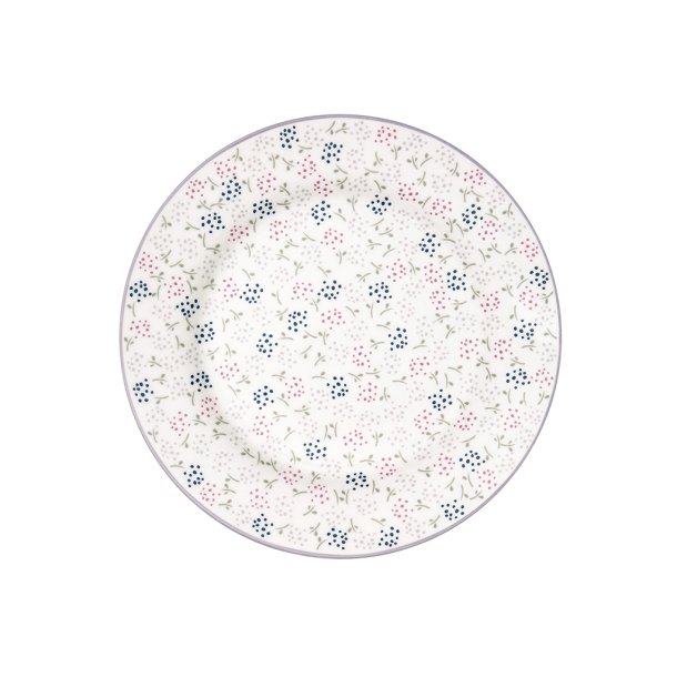 Ginny White plate fra GreenGate - Tinashjem