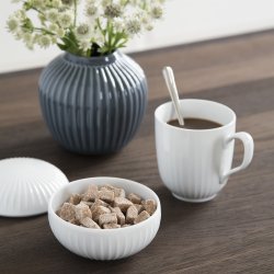 K�hler Hammersh�i krus hvid med kaffe og kage - Fransenhome