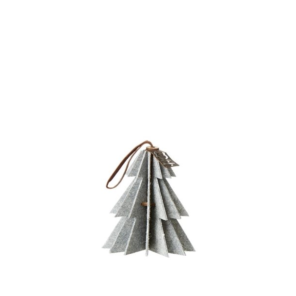 L�bech Living Felt Tree ornament hanging white - Tinashjem