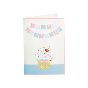 Happy Birthday kort pakke med 12 stk. kort og kuverter fra GreenGate -Tinashjem