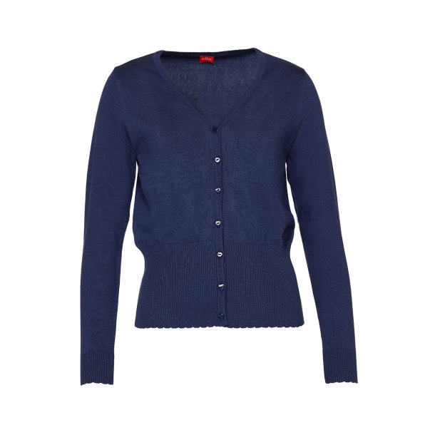 Heart cardigan marine fra du Milde - Tinashjem