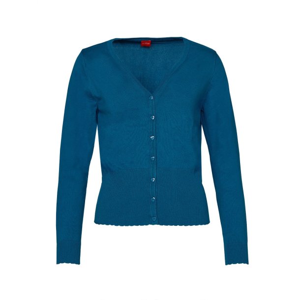 HEART CARDIGAN PETROL fra du Milde - Tinashjem