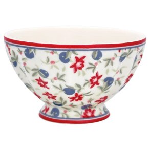Helena White french bowl 10 cm medium fra GreenGate - Tinashjem