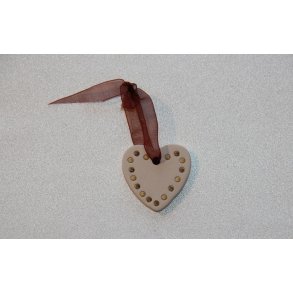 Hel Lenica hjerte til oph�ng 4 x 4 cm - Fransenhome