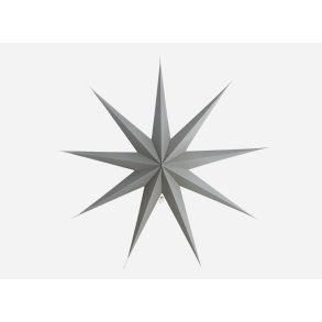House Doctor stjerne gr� 9 takker 87 cm - Fransenhome