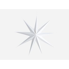 House Doctor stjerne hvid 9 takker 87 cm - Fransenhome