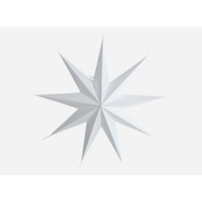 House Doctor stjerne hvid 9 takker 45 cm - Fransenhome