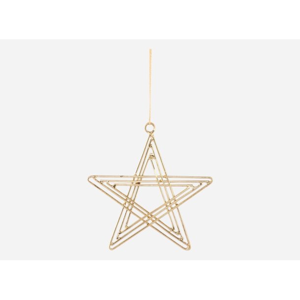 House Doctor stjerne Path messing 9 cm - Tinashjem