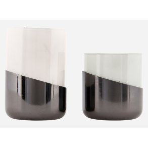 House Doctor Tealight Bright sort jern 2 stk. i en pakke - Fransenhome