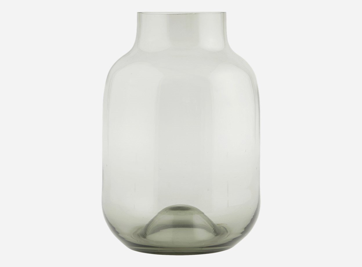 House Doctor vase Shaped gr� h�jde 25,4 cm klar glas - Fransenhome