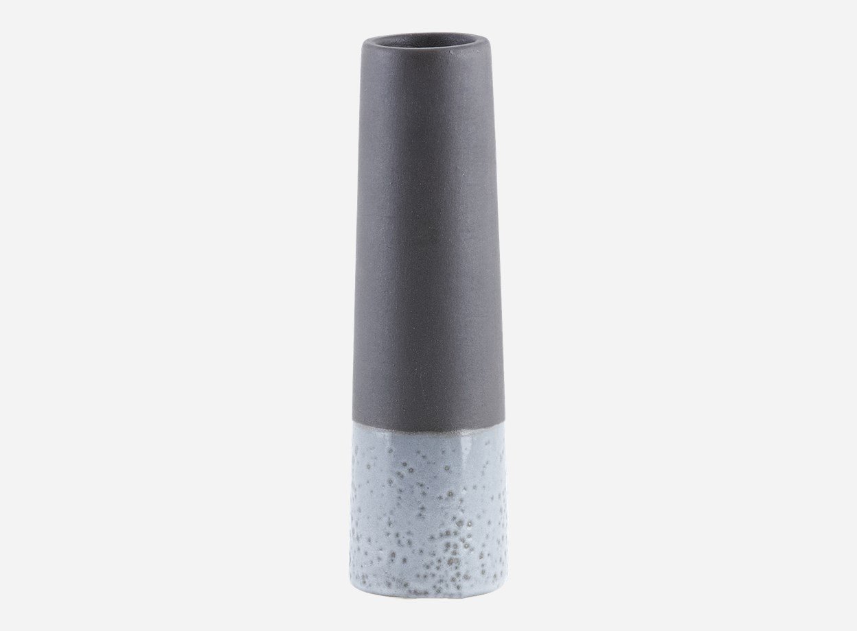 House Doctor vase Tube sort og gr� i to farver - Fransenhome