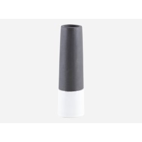 House Doctor vase Tube sort og hvid i 2 farver - Fransenhome