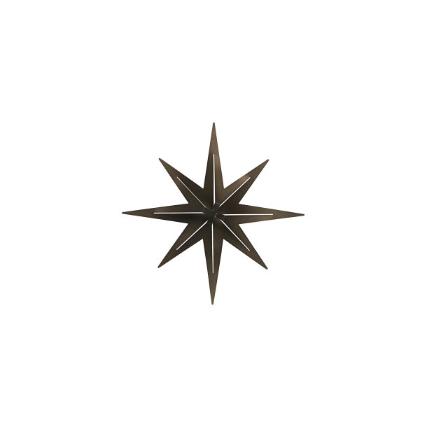 House Doctor stjerne Stretch gunmetal 24,5 cm - Tinashjem