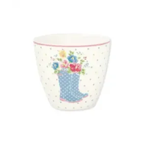 Josefina summer White latte cup fra GreenGate - Tinashjem