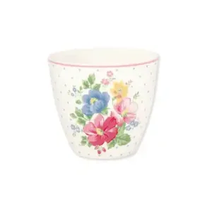 Josefina White latte cup fra GreenGate - Tinashjem