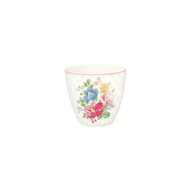 Josefina White latte cup fra GreenGate - Tinashjem