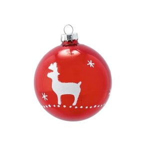 Julekugle Joselyn ball red fra GreenGate - Tinashjem