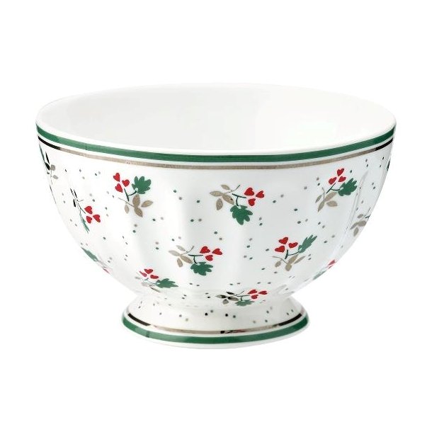 Joselyn White french bowl 10 cm medium fra GreenGate - Tinashjem