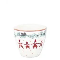 Juana White latte cup fra GreenGate - Tinashjem