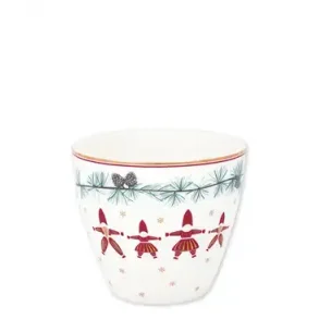 Juana White latte cup fra GreenGate - Tinashjem