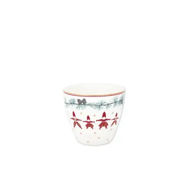 Juana White latte cup fra GreenGate - Tinashjem