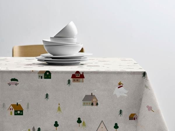 S�dahl akryl dug Christmas Village pris pr. cm - Fransenhome