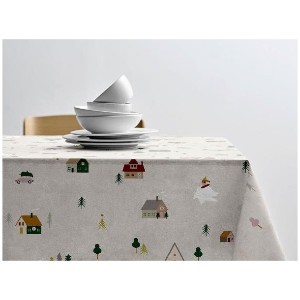 S�dahl akryl dug Christmas Village pris pr. cm - Tinashjem