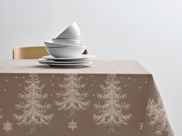 S�dahl akryl dug Winterland Taupe 1 meter - Fransenhome